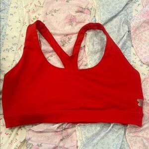 Dynamic Red Sports Bra